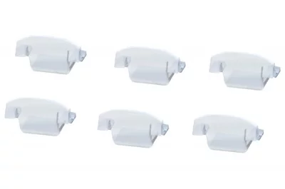 Комплект из 6 держателей дна толщиной 5-7мм (для рамок АТхх/ххSM), отделка транспарент