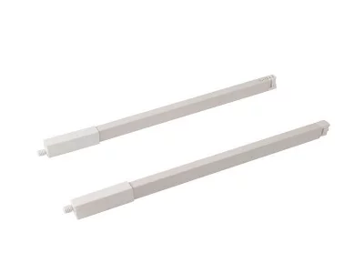 Рейлинги Firmax длина 450 мм, квадратные верхние для ящика Newline, белые