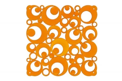 Комплект декоративных панелей SETTANTUNO 254х254мм (6 штук), отделка оранжевая