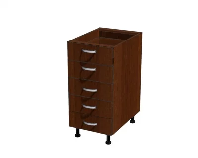 Корпус тумбы, 5 ящиков, 400*560*720