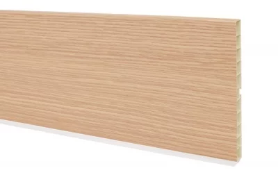 1713 Цоколь ПВХ H.150, L=4000, белёный дуб Кортина NEW