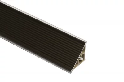 Бортик треугольный рифленый, L=3050, бронза