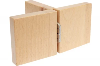 База для 2 полунакладных петель серии 3000, угол открывания180°, отделка никель