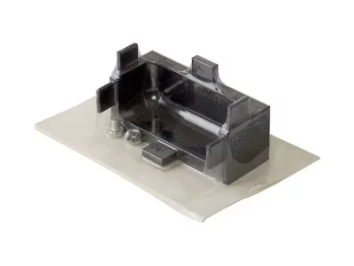 Угол 90° внутренний среднего профиля GOLA Alphalux, алюминий черный