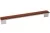 Ручка-скоба 192-224мм, отделка хром глянец + тёмно-оранжевая смола
