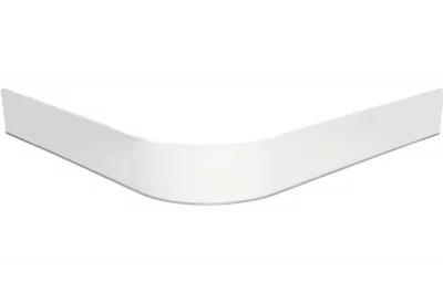 0418 Закругление для цоколя ПВХ Н.150, белый глянец NEW