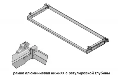 Сушка 1-уровневая в базу 600/16, отделка сталь, поддон пластик