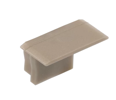 GTV: Заглушка для профиля GLAX MINI врезного высокого - цвет шампань (цена за 10шт.): PA-ZASGLAXMW-90