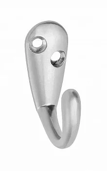 GTV: Мебельный крючок MALAGA S, сатин WZ-MALAG-C0-05