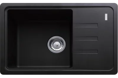 Мойка Malta BSG 611-62, оборачиваемая, выпуск 3,5", стоп-вентиль в комплекте, цвет оникс Мойка Malta BSG 611-62, оборачиваемая, выпуск 3,5", стоп-вентиль в комплекте, цвет оникс