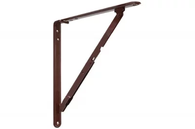 Менсолодержатель складной, L=300мм, отделка коричневый