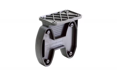 Опора для крепления выдвижных элементов к полкам, отделка коричневая