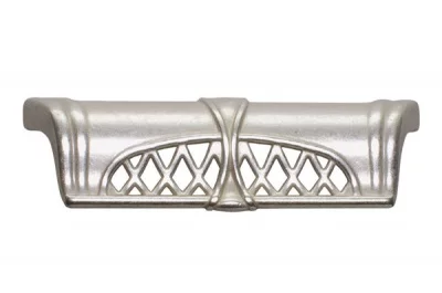 Ручка-скоба 64мм, отделка серебро &quot;Венеция&quot;