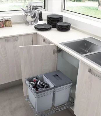 Vibo: PETGS402MC Комплект для раздельного сбора мусора для базы 400 мм