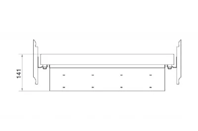 Поддон для обуви Н=131, для рамки в базу 530, арабика