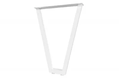 Опора для стола V-образная Лиссабон l.560, h.820, отделка белый бархат (матовый)