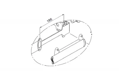 Дополнительная поворотная петля (для выдвижных элементов)