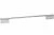 Ручка-скоба 224-192мм, отделка хром глянец + белый глянец