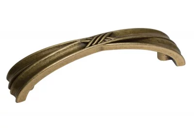 Ручка-скоба 96мм, отделка бронза античная "Флоренция"