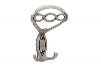 Вешалка, отделка серебро античное