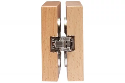 Петля междверная для складных фасадов, отделка никель