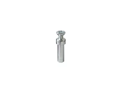 TI10 Дюбель проходной двухсторонний (гайка) для стяжки пд., D=5мм, L=15мм, М4, сталь, цинк. покр