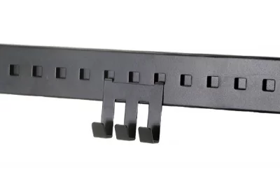 Крючок тройной 70мм, отделка черный бархат (матовый)