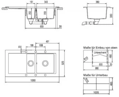 Schock: 700623 Мойка Domus 60D Cristalite, Цвет: эверест