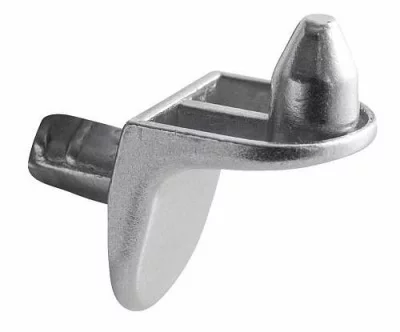 GTV: Полкодержатель для стеклянных и деревянных полок DR5, Крепление под пресс, хром PP-GL-DR5-01