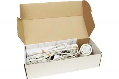 Светильник прямоугольный, комплект 3шт, сталь [трансформатор 60W]