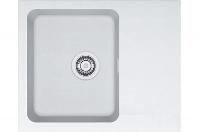 Мойка Orion OID 611-62, цвет полярный белый, выпуск 3,5", вентиль-автомат, скрытый перелив, сифон в комплекте Мойка Orion OID 611-62, цвет полярный белый, выпуск 3,5", вентиль-автомат, скрытый перелив, сифон в комплекте