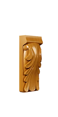 Резьбовой элемент колонны Папоротник, коллекция Ирида