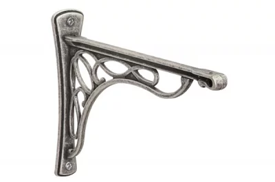 Менсолодержатель "Merletto", отделка серебро античное, малый