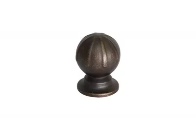 Ручка-кнопка, отделка бронза античная темная