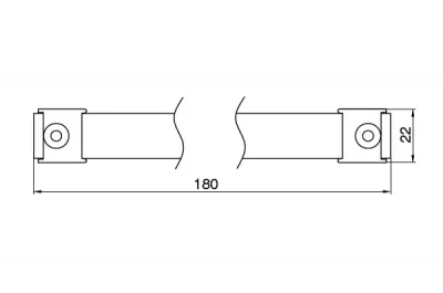 Ограничитель угла открывания 120&quot;, для петель серии 3000