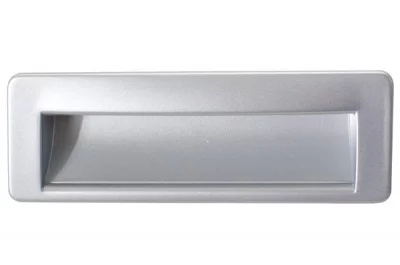 Ручка-скоба врезная, отделка алюминий