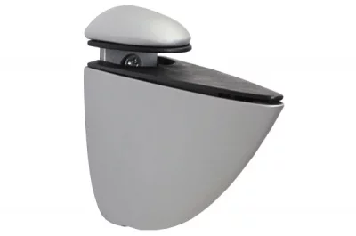 Менсолодержатель "Пеликан", отделка хром матовый, большой, комплект 2 штуки