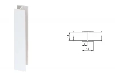 Комплект угловых элементов для цоколя ПВХ H.150, белый