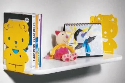 Менсолодержатель Susy, цвет жёлтый, комплект 2 штуки