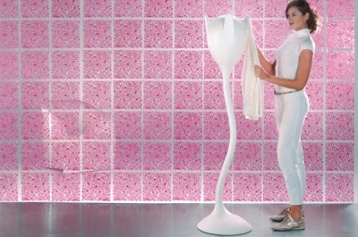 Комплект декоративных панелей VALE 254х254мм (6 штук), отделка розовая