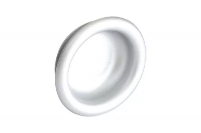 Ручка врезная, отделка серая