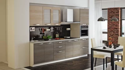 Кухонный гарнитур длиной - 300 см (с пеналом ПБ)