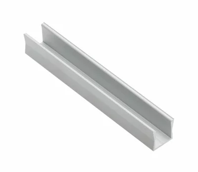 GTV: Алюминиевый профиль GLAX MINI накладной, высокий (цена за 2 метра) PA-GLAXMNKW-AL