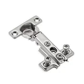 GTV: Петля мини GTV Ø26 + ответная Планка H=0 с евро шурупом ZP-CIBI9H0ZE