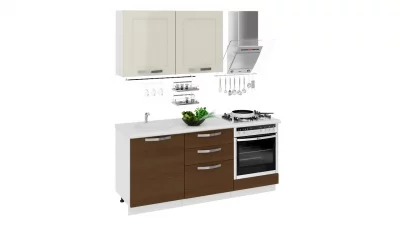 Кухонный гарнитур длиной - 180 см (со шкафом НБ)