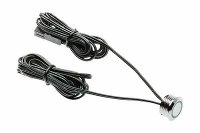 GTV: Сенсорный выключатель с регулируемой яркостью 12 В постоянного тока, 1500мм кабель, хром AE-WBEZD-NB