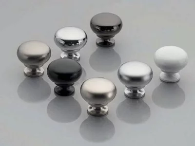 GTV: Ручка-кнопка BERGAMO, черный матовый GS-BERGA-1-20M