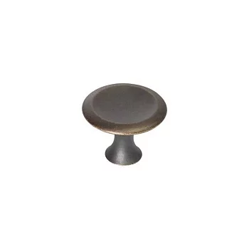 Ручка-кнопка, отделка бронза античная темная