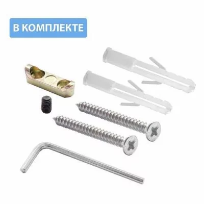 GTV: Мебельный крючок K2202, черный WZ-K2202-CZ