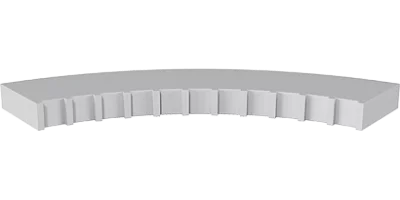 Планка подфризовая закругленная обратная, коллекция Классика А